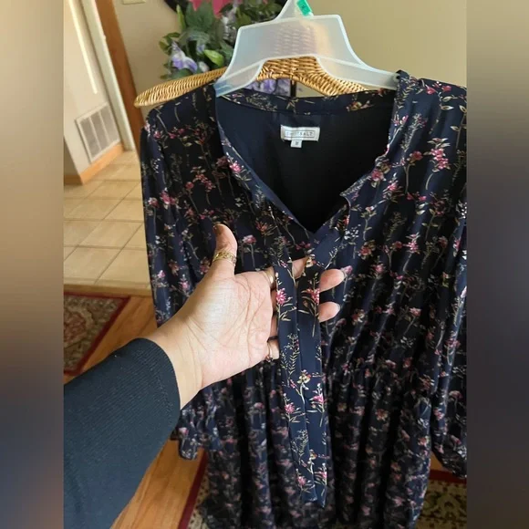 Long sleeves floral maxi dress - Picture 2 of 7